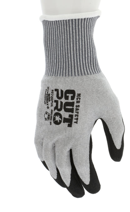 9273SPU - MCR Safety CutPro® - 13 Gauge HyperMax® HPPE Shell - Cut Resistant Work Gloves - Polyurethane (PU) Coated Palm and Fingers - Water Based PU