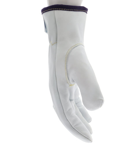 3611DT - Leather Drivers Work Gloves - Premium A Grade Grain Goatskin - Dyneema® Diamond Technology Lining - Cut Resistant Gloves - Keystone Thumb - Natural Lanolin Content Keeps Gloves and Hands Soft