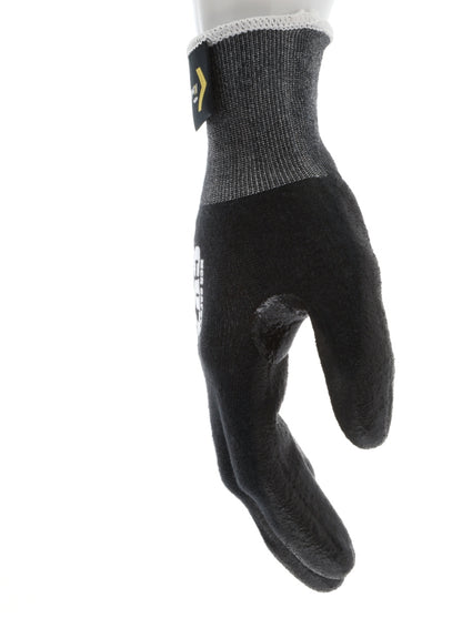 9188PUB - MCR Safety CutPro® - 18 Gauge Black Kevlar® Comfort Aramid Shell - Cut Resistant Work Gloves - Polyurethane (PU)Coated Palm and Fingertips - Reinforced Thumb Crotch