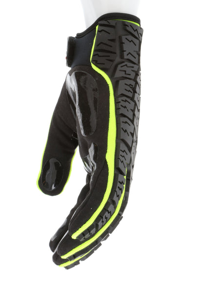 PD2905A - Predator® Mechanics Gloves - Cut Resistant Work Gloves - Made with Alycore™ - Cut and Puncture Protection - Tire Tread Pattern TPR Protects the Back of Hand - Adjustable Wrist Closure with ID Pad