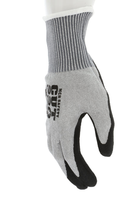 9273SPU - MCR Safety CutPro® - 13 Gauge HyperMax® HPPE Shell - Cut Resistant Work Gloves - Polyurethane (PU) Coated Palm and Fingers - Water Based PU