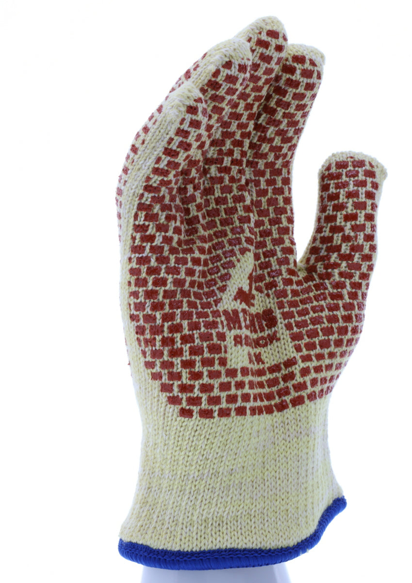 9471K - MCR Safety CutPro® - Heavyweight Kevlar® Cotton Cut-Resistant Work Gloves - 2-Sided Nitrile Blocks - Size Medium - Cut and Heat Resistant Gloves