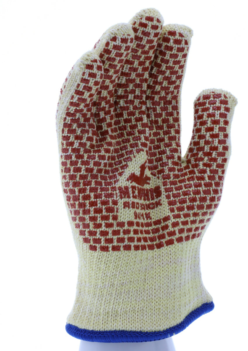 9471K - MCR Safety CutPro® - Heavyweight Kevlar® Cotton Cut-Resistant Work Gloves - 2-Sided Nitrile Blocks - Size Medium - Cut and Heat Resistant Gloves