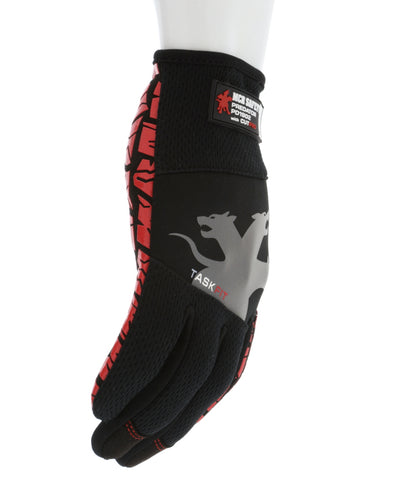 PD1902 - Predator® TaskFit™ Mechanics Gloves - HyperMax® HPPE Cut-Resistant Palm Liner - Synthetic Leather Palm - Silicone Tread Grip - Box Handling Glove - Super Stretch Knuckle Region for Greater Comfort