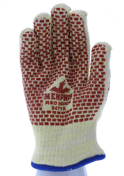 9471K - MCR Safety CutPro® - Heavyweight Kevlar® Cotton Cut-Resistant Work Gloves - 2-Sided Nitrile Blocks - Size Medium - Cut and Heat Resistant Gloves