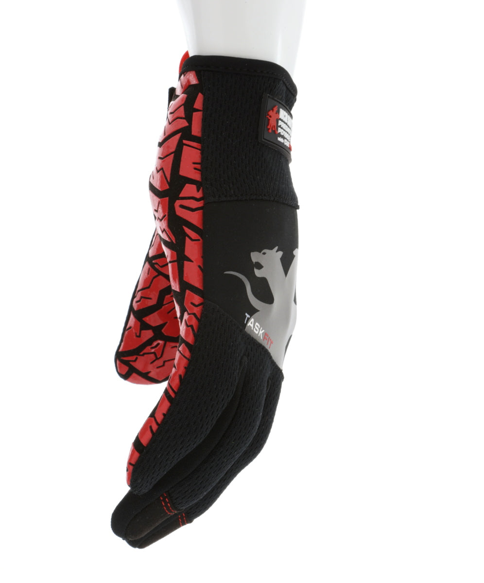 PD1902 - Predator® TaskFit™ Mechanics Gloves - HyperMax® HPPE Cut-Resistant Palm Liner - Synthetic Leather Palm - Silicone Tread Grip - Box Handling Glove - Super Stretch Knuckle Region for Greater Comfort