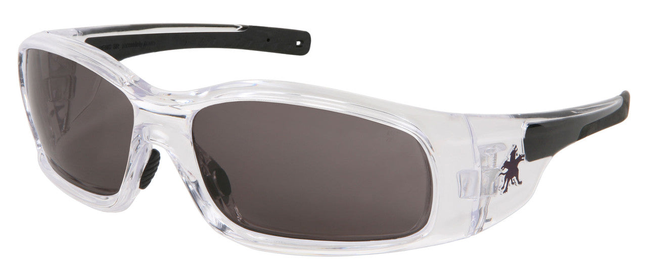 MCR Safety SR1 - Swagger® SR1 Series Safety Glasses - Soft Non-Slip Nose Piece and Temples - Bold Wider Temples and Full Frame Design — manufacturer image 20