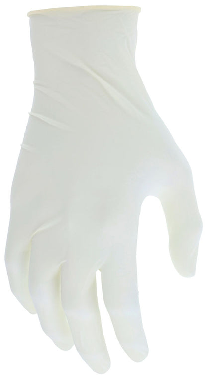 SensaTouch Disposable Latex Exam Gloves, 5 Mil, Powder Free, Textured Grip