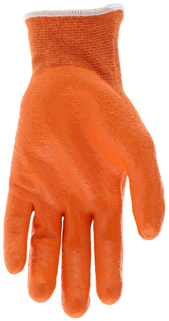 9178NFO - MCR Safety CutPro® - 13 Gauge Orange DuPont™ Kevlar® Aramid Shell - Cut Resistant Work Gloves - Nitrile Foam Coated Palm and Fingertips - Nitrile Foam Provides Excellent Wet and Dry Grip