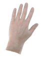 Global Glove - 505PF - Disposable Gloves - rubber coating - clear