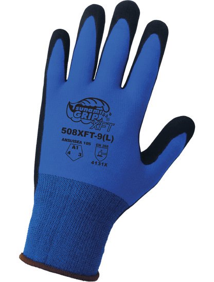 Tsunami Grip® XFT Seamless Xtreme Foam Technology Nitrile/PU Coated General Purpose Gloves with Cut, Abrasion, and Puncture Resistance - 508XFT