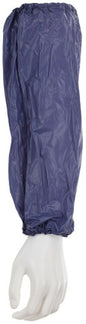 MCR Safety S063E4 - 6 mil Blue Vinyl Sleeves - 18 Inch Length - One Size - Bands at Wrist and Elbow Hold Sleeves in Place - For Lower Arm Protection