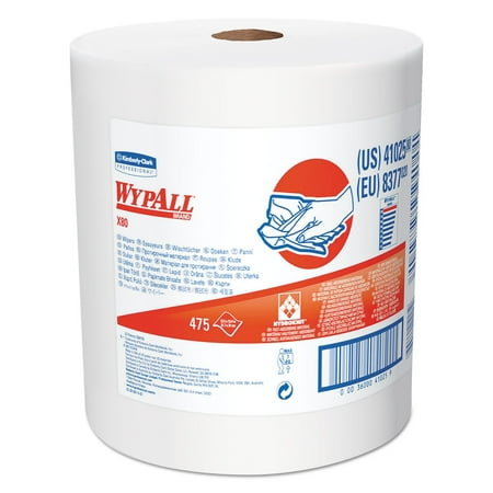 WypAll X80 Shop Pro Jumbo Roll White 475 Per Rol - 41025