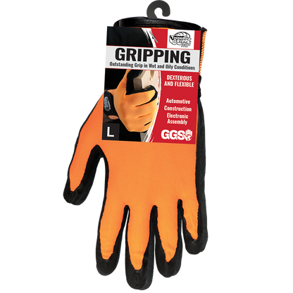 Global Glove Tsunami 510MFV Hi-Vis Nitrile Cut Resistant Gloves - Mach Finish, ANSI A1 - view 12