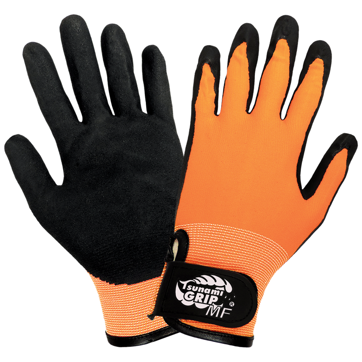 Global Glove Tsunami 510MFV Hi-Vis Nitrile Cut Resistant Gloves - Mach Finish, ANSI A1 - view 11