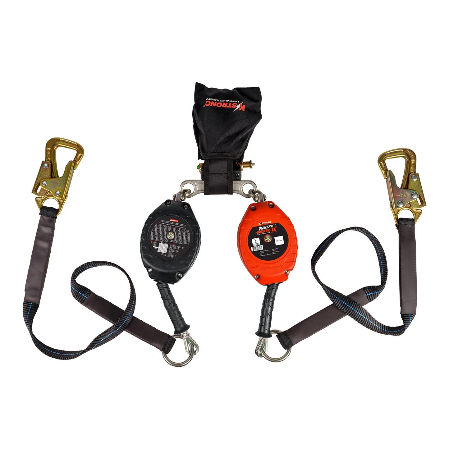 KStrong® BRUTE™ Backer™ LE Dual 8.5 ft. SRL-P with Tie-Back Hooks (ANSI)