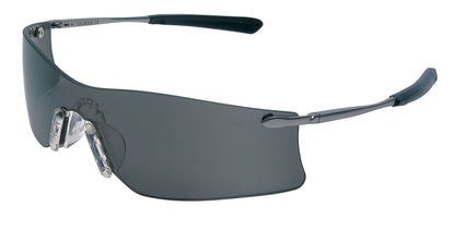MCR Safety T4 - Rubicon® T4 Series Safety Glasses, Curved Frameless Lens Design, Soft TPR Nose Piece, Resilient Spring Hinge Temples for Comfortable Fit — manufacturer image 6