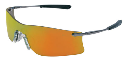 MCR Safety T4 - Rubicon® T4 Series Safety Glasses, Curved Frameless Lens Design, Soft TPR Nose Piece, Resilient Spring Hinge Temples for Comfortable Fit — manufacturer image 10