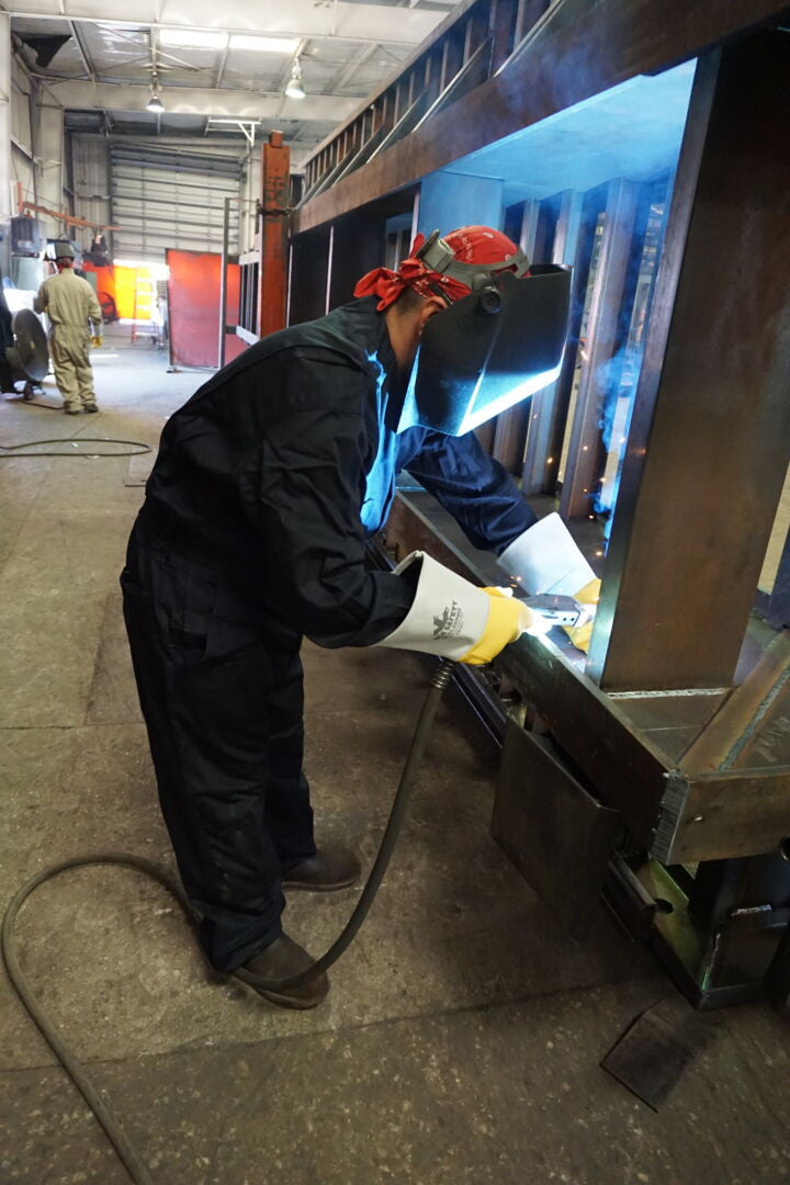 MCR Safety CCMN - MCR Safety FR Gear - Flame Resistant (FR) Coveralls - Navy Blue 100% Cotton Material - Long Sleeve Contractor Coveralls - Triple Needle Reinforced - Stitched with Nomex® Thread on Major Seams for Durability — manufacturer image 4