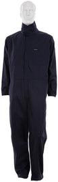 MCR Safety CCMN - MCR Safety FR Gear - Flame Resistant (FR) Coveralls - Navy Blue 100% Cotton Material - Long Sleeve Contractor Coveralls - Triple Needle Reinforced - Stitched with Nomex® Thread on Major Seams for Durability