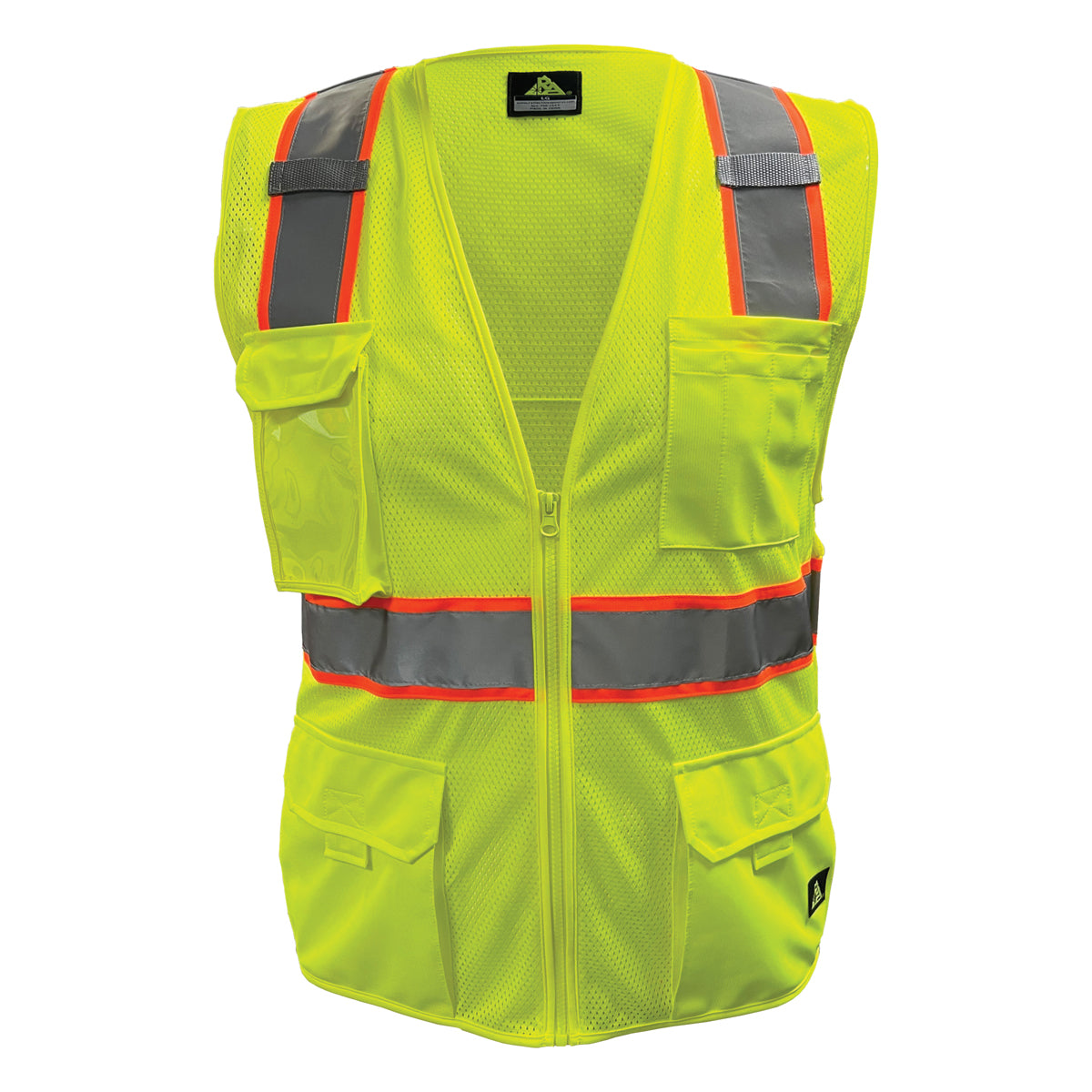 PIP Reflective Apparel 515CS ANSI Type R Class 2 Mesh Safety Vest