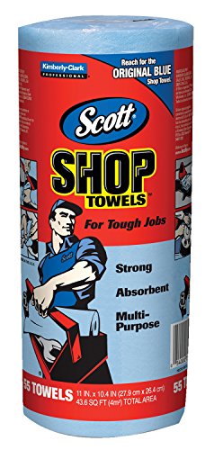 Scott Shop Towel Rolls Blue (30 / 1) - 75130