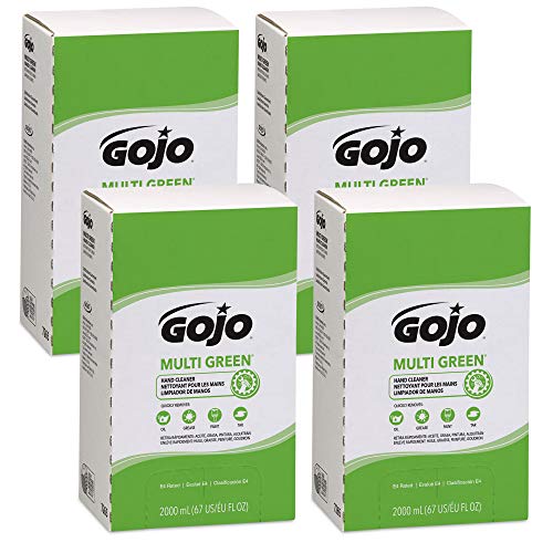 GOJO 2000mL Multi Green Handcleaner W / Scrubbing - 7265-04