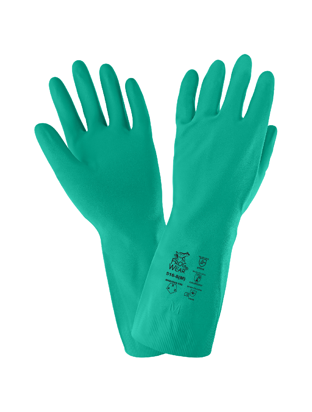 FrogWear® - 516 - Gloves - nitrile coating - green