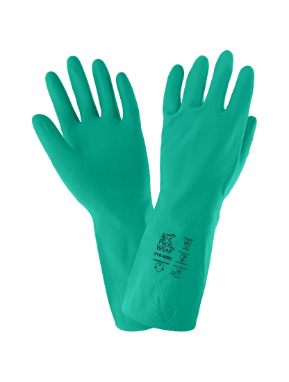 FrogWear® - 516 - Gloves - nitrile coating - green