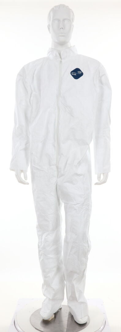 MCR Safety TY120S - DuPont™ Tyvek® Coverall - Collared Neck - Open Sleeves and Ankles - Zipper Front Closure — manufacturer image 2