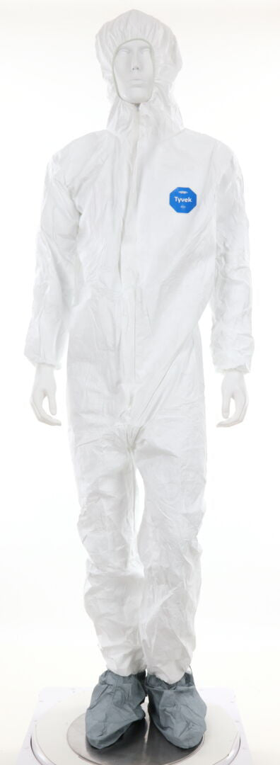 MCR Safety TY122S - DuPont™ Tyvek® Coverall - Attached Hood and Boots - Elastic Sleeves and Ankles - Zipper Front Closure — manufacturer image 2