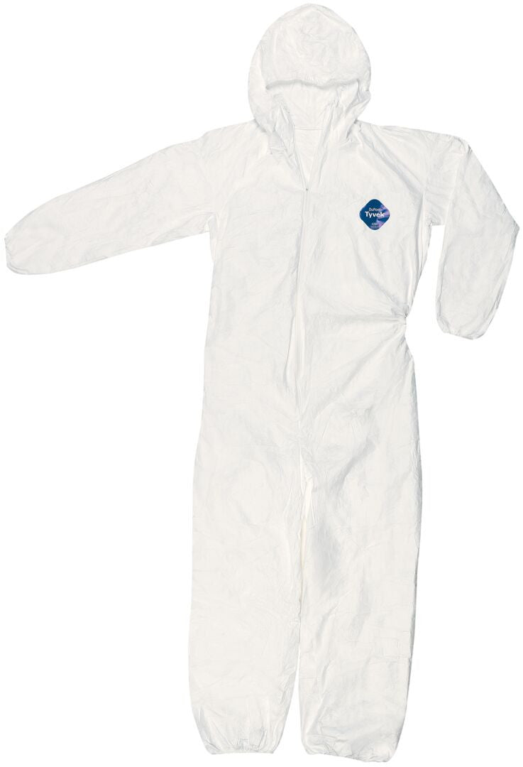 MCR Safety TY127S - DuPont™ Tyvek® Coverall - Zipper Front Closure - Elastic Sleeves and Ankles - Attached Hood — manufacturer image 4