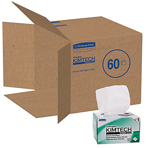 Kimberly-Clark Professional 4.5"X8.5" White Kimwipesex-L 1-Ply 280 / B - 34155