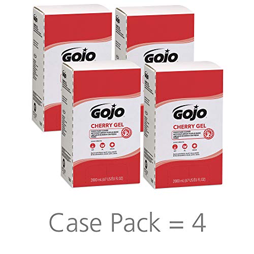 GOJO Cherry Gel Pumice Hand Cleaner- 2000 mL Refill - 7290-04