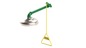 ZING Safety Shower, Wall Mount, Stainless Steel Shower Dome - official Zing product image 1
