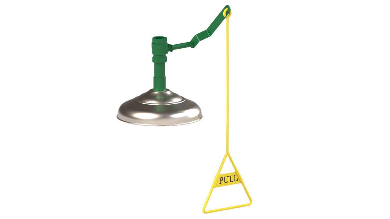 ZING Safety Shower, Ceiling Mount, Stainless Steel Shower Dome - official Zing product image 1