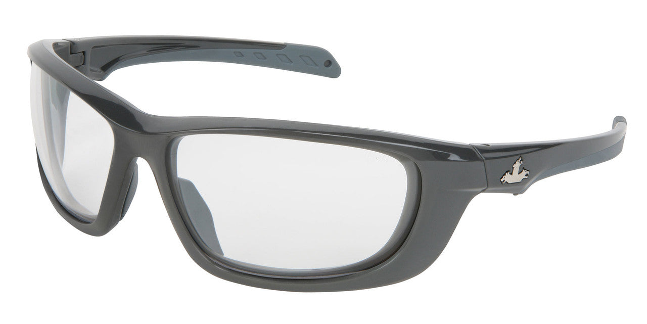 MCR Safety UD1 - Swagger® UD1 Series Safety Glasses - Provides Ultra Defense Ballistic Impact Protection - Co-Injected TPR over Polycarbonate Temples - Slip Resistant TPR on Temples and Nose Pads — Sold by Pair — manufacturer image 6