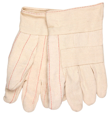 9132 - Hot Mill Work Gloves - 32-Ounce Heavyweight Fabric - 2.5 Inch Band Top - Knuckle Strap - Heat Resistant Cotton Work Gloves
