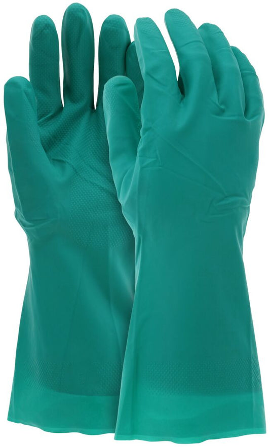 Nitri-Chem Unlined Nitrile Gloves, 11 Mil, Chemical Resistant, Latex Free