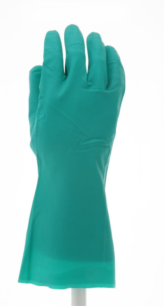 Nitri-Chem Unlined Nitrile Gloves, 11 Mil, Chemical Resistant, Economy Grade