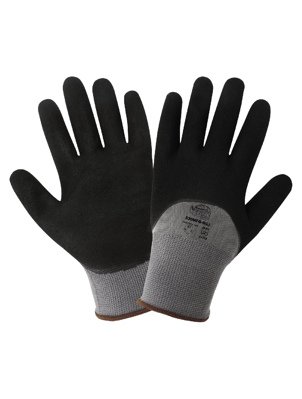 Tsunami Grip® Double-Dipped Mach Finish Nitrile Coated Nylon Gloves are Anti-Static/Electrostatic Compliant - 530MFG