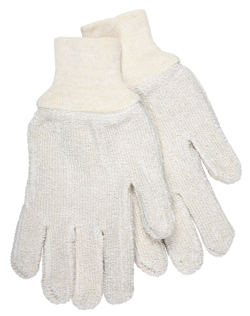 9403KM - Terrycloth Work Gloves - 24 Ounce Heavyweight Loop-Out Fabric - Seamless and Reversible - Comfortable Knit Wrist - Soft Comfortable Loop Out Terrycloth is Good for General Purpose Applications