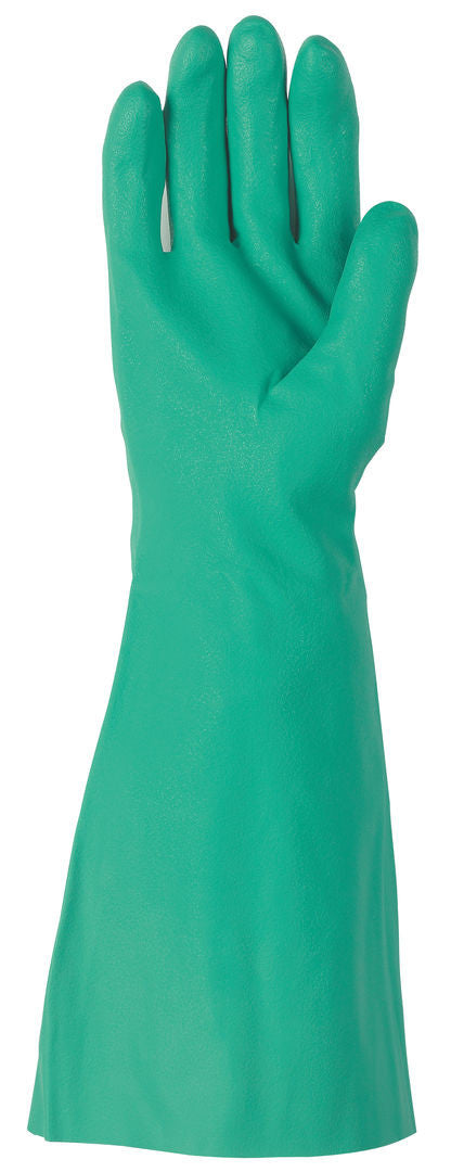 Nitri-Chem Unlined Nitrile Gloves, 22 Mil, 18-Inch Extra-Long, Chemical Resistant