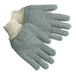 9420KM - Gray Terrycloth Work Gloves - 22 Ounce Regular Weight - Loop-Out Fabric - Seamless and Reversible - Comfortable Knit Wrist - Gray Color Helps Hide Dirt and Grime