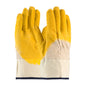 PIP 55-3243 – Latex Coated Glove with Canvas Liner and Crinkle Finish on Palm, Fingers & Knuckles - Rubberized Safety Cuff
