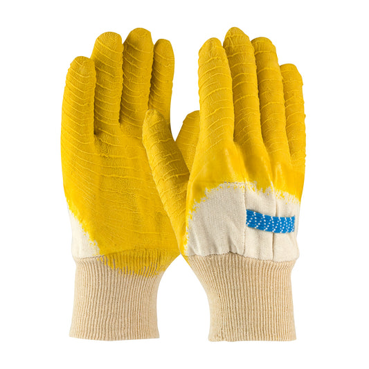 PIP 55-3271 – Latex Coated Glove with Jersey Liner and Crinkle Finish on Palm, Fingers & Knuckles - Knit Wrist