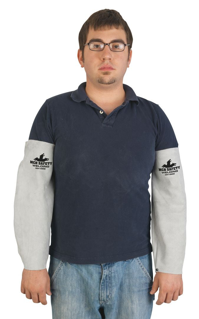 MCR Safety 38418MW - Mphs Wld Lthr 18" Welding Slv W/Snap - manufacturer product image 5