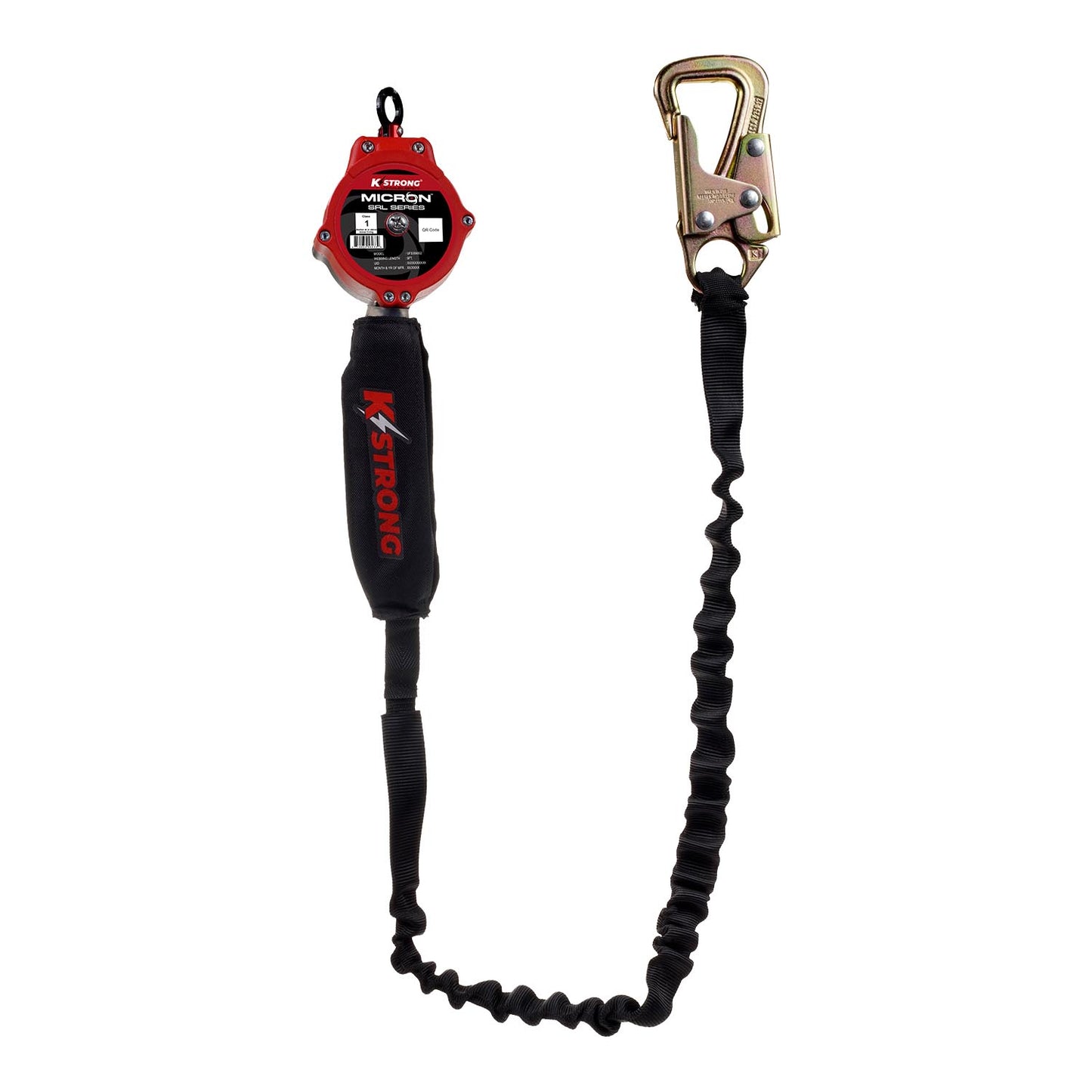 KStrong® Micron™ 9 ft. Tie-back SRL with Tie-back Hook (ANSI) – Installation Carabiner Included