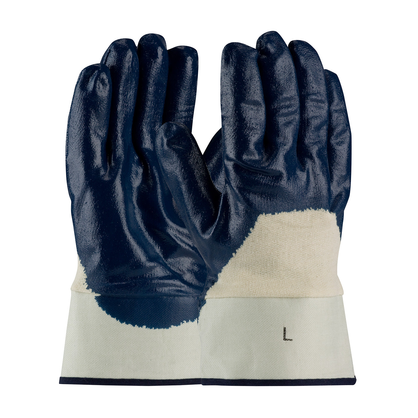 PIP 56-3153 – Nitrile Dipped Glove with Jersey Liner and Smooth Finish on Palm, Fingers & Knuckles - Plasticized Safety Cuff