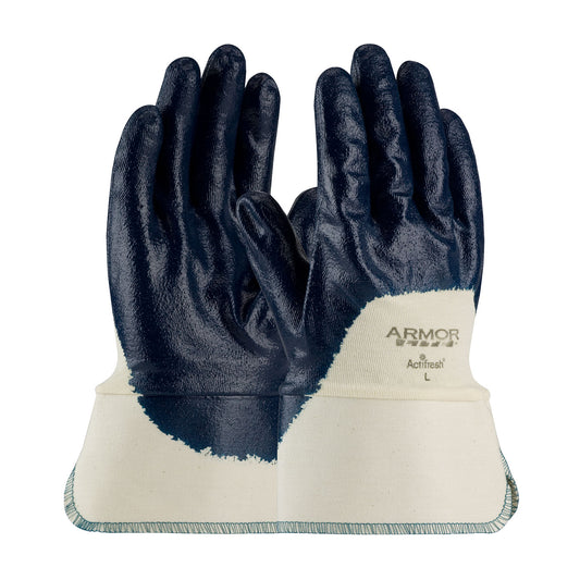 ATG 56-3175 – Nitrile Dipped Glove with Interlock Liner and Textured Finish on Palm, Fingers & Knuckles - Safety Cuff